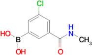 (3-Chloro-5-(methylcarbamoyl)phenyl)boronic acid