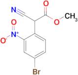 Methyl 2-(4-bromo-2-nitrophenyl)-2-cyanoacetate