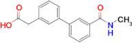 2-(3'-(Methylcarbamoyl)-[1,1'-biphenyl]-3-yl)acetic acid