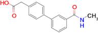 2-(3'-(Methylcarbamoyl)-[1,1'-biphenyl]-4-yl)acetic acid