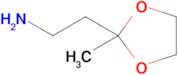 2-(2-Methyl-1,3-dioxolan-2-yl)ethanamine