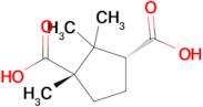 (1S,3R)-1,2,2-Trimethylcyclopentane-1,3-dicarboxylic acid