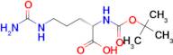 (S)-2-((tert-Butoxycarbonyl)amino)-5-ureidopentanoic acid