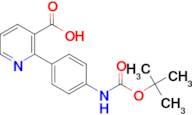 2-(4-((tert-Butoxycarbonyl)amino)phenyl)nicotinic acid