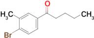 1-(4-Bromo-3-methylphenyl)pentan-1-one