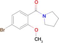 (4-Bromo-2-methoxyphenyl)(pyrrolidin-1-yl)methanone