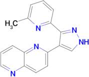 2-(3-(6-Methylpyridin-2-yl)-1H-pyrazol-4-yl)-1,5-naphthyridine