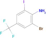 2-Bromo-6-iodo-4-(trifluoromethyl)aniline