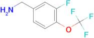 3-Fluoro-4-(trifluoromethoxy)benzylamine