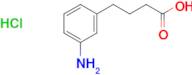 4-(3-Aminophenyl)butanoic acid hydrochloride