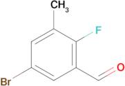 5-Bromo-2-fluoro-3-methylbenzaldehyde