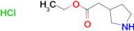 Ethyl 2-(pyrrolidin-3-yl)acetate hydrochloride