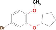 4-Bromo-2-(cyclopentyloxy)-1-methoxybenzene