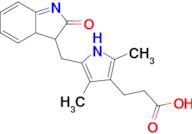 (Z)-3-(2,4-Dimethyl-5-((2-oxoindolin-3-ylidene)methyl)-1H-pyrrol-3-yl)propanoic acid