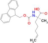 (R)-2-((((9H-Fluoren-9-yl)methoxy)carbonyl)amino)-2-methylhept-6-enoic acid