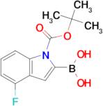 (1-(tert-Butoxycarbonyl)-4-fluoro-1H-indol-2-yl)boronic acid