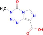 3-Methyl-4-oxo-3,4-dihydroimidazo[5,1-d][1,2,3,5]tetrazine-8-carboxylic acid