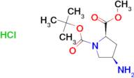 (2R,4R)-1-tert-Butyl 2-methyl 4-aminopyrrolidine-1,2-dicarboxylate hydrochloride