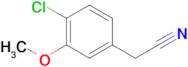 2-(4-Chloro-3-methoxyphenyl)acetonitrile