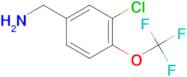 (3-Chloro-4-(trifluoromethoxy)phenyl)methanamine