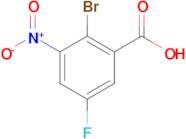 2-Bromo-5-fluoro-3-nitrobenzoic acid