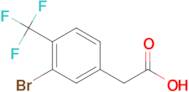 2-(3-Bromo-4-(trifluoromethyl)phenyl)acetic acid