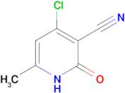 4-Chloro-6-methyl-2-oxo-1,2-dihydropyridine-3-carbonitrile