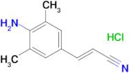 (E)-3-(4-Amino-3,5-dimethylphenyl)acrylonitrile hydrochloride