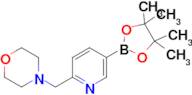 4-((5-(4,4,5,5-Tetramethyl-1,3,2-dioxaborolan-2-yl)pyridin-2-yl)methyl)morpholine