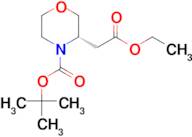 (S)-tert-Butyl 3-(2-ethoxy-2-oxoethyl)morpholine-4-carboxylate