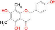 5,7-Dihydroxy-2-(4-hydroxyphenyl)-6,8-dimethylchroman-4-one