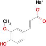 Sodium 3-(4-hydroxy-3-methoxyphenyl)acrylate