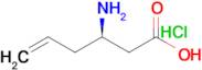 (R)-3-Aminohex-5-enoic acid hydrochloride