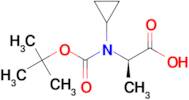 (R)-2-((tert-Butoxycarbonyl)(cyclopropyl)amino)propanoic acid