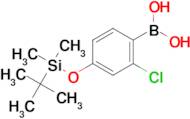 (4-((tert-Butyldimethylsilyl)oxy)-2-chlorophenyl)boronic acid