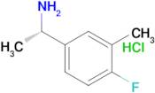 (S)-1-(4-Fluoro-3-methylphenyl)ethanamine hydrochloride