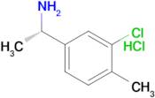 (S)-1-(3-Chloro-4-methylphenyl)ethanamine hydrochloride