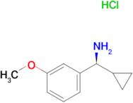 (S)-Cyclopropyl(3-methoxyphenyl)methanamine hydrochloride