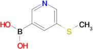 (5-(Methylthio)pyridin-3-yl)boronic acid