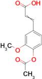 3-(4-Acetoxy-3-methoxyphenyl)acrylic acid