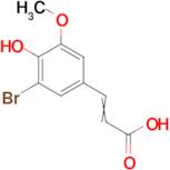 3-(3-Bromo-4-hydroxy-5-methoxyphenyl)acrylic acid