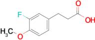 3-(3-Fluoro-4-methoxyphenyl)propanoic acid