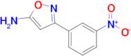 3-(3-Nitrophenyl)isoxazol-5-amine