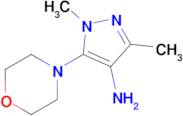 1,3-Dimethyl-5-morpholino-1H-pyrazol-4-amine