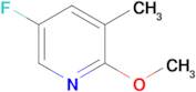 5-Fluoro-2-methoxy-3-methylpyridine