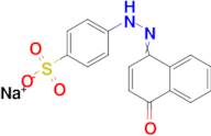 sodium 4-[2-(4-oxo-1,4-dihydronaphthalen-1-ylidene)hydrazin-1-yl]benzene-1-sulfonate