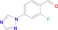 2-Fluoro-4-(1H-1,2,4-triazol-1-yl)benzaldehyde