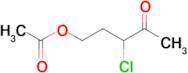 3-Chloro-4-oxopentyl acetate