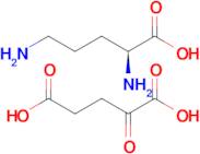 (S)-2,5-Diaminopentanoic acid compound with 2-oxopentanedioic acid (1:1)