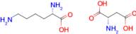 (S)-2,6-Diaminohexanoic acid compound with (S)-2-aminosuccinic acid (1:1)